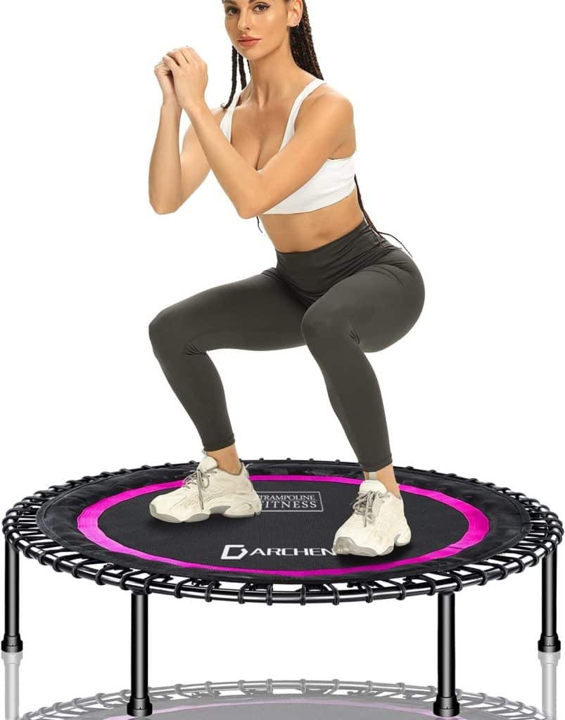 Test : trampoline d'intérieur Darchen 100 cm, rebond silencieux et sécurisé