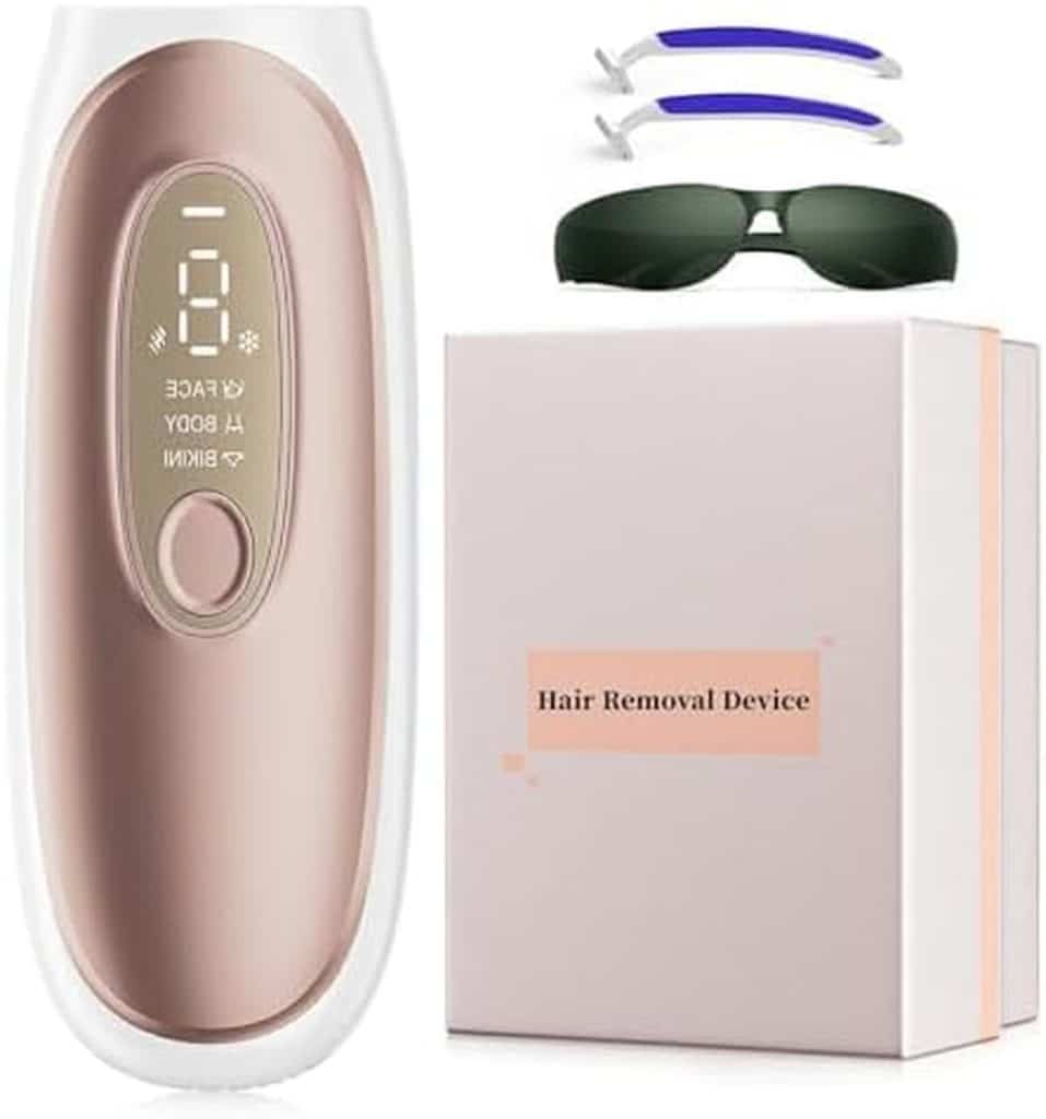 Test de l'épilateur lumière pulsée IPL : flashs illimités et technologie de refroidissement