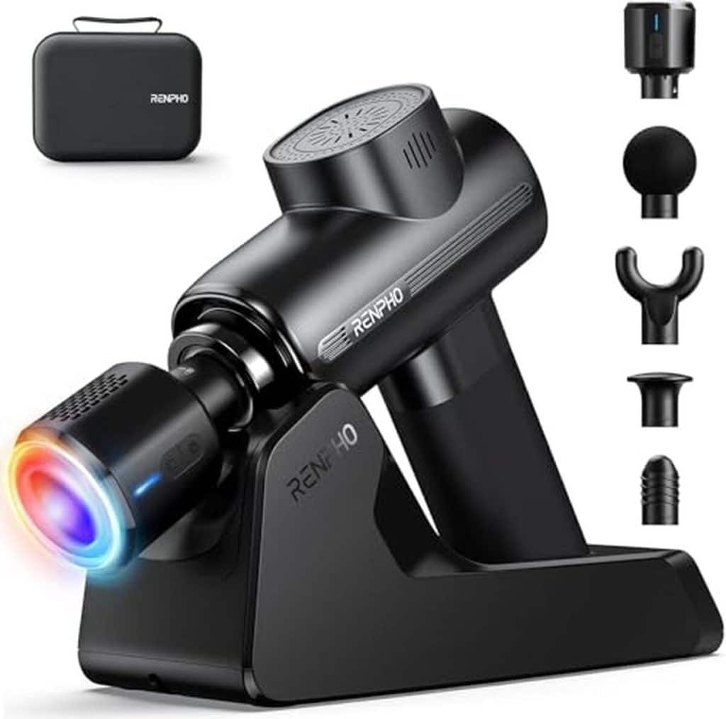 Test du pistolet de massage Renpho Active Thermacool Deluxe