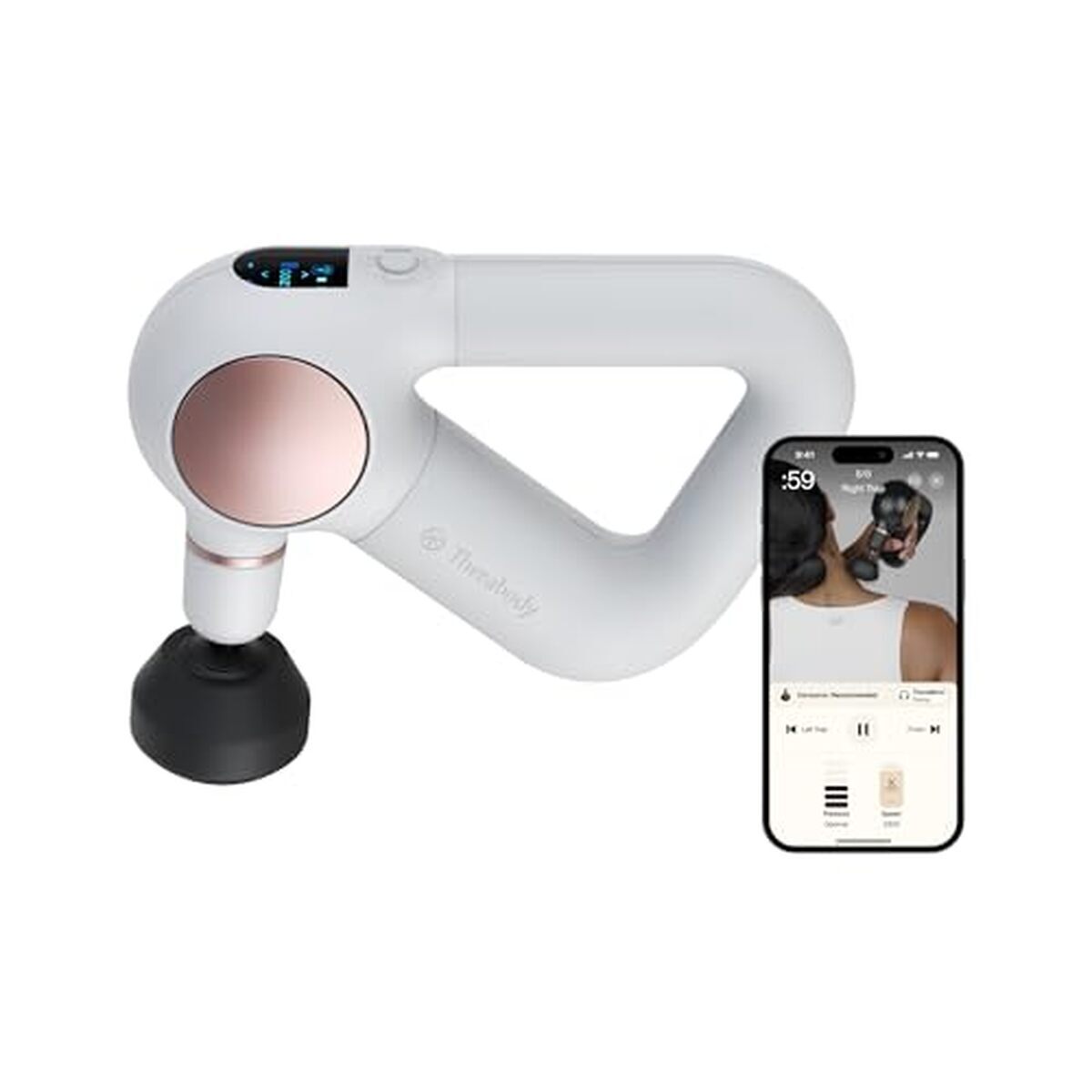 Test du Theragun Sense : pistolet de massage personnel avec routine respiratoire