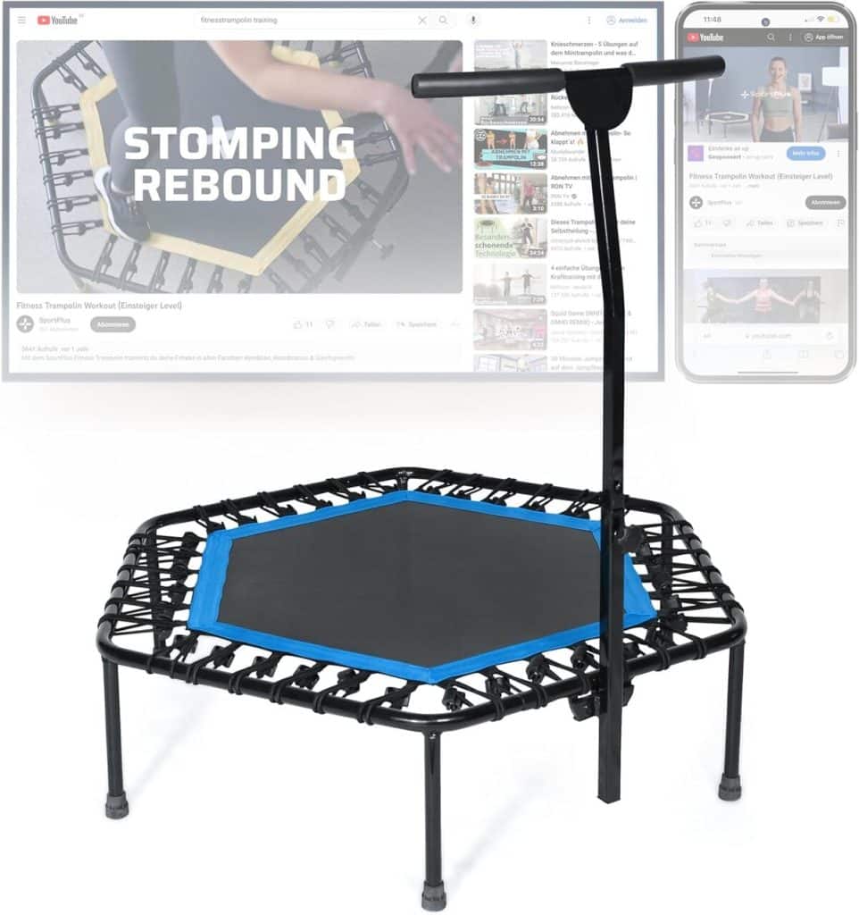 Test Sportplus : trampoline fitness 126 cm