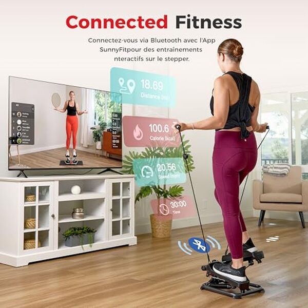 Découvrez notre analyse approfondie du stepper intelligent Sunny SF-S0978SMART. Évaluation des fonctionnalités, efficacité des bandes de résistance et avantage pour vos entraînements fitness.