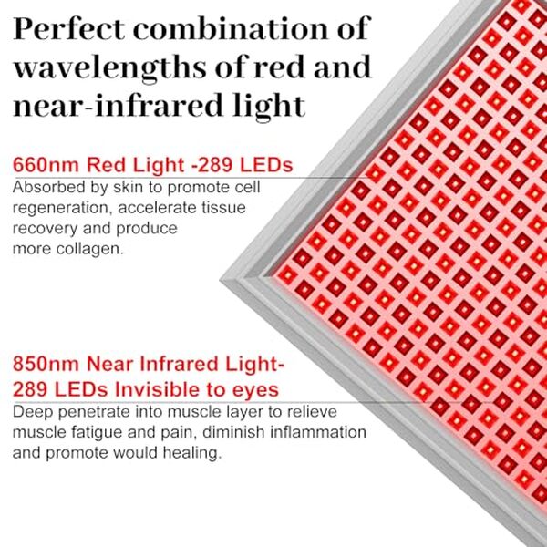 Découvrez notre analyse complète de la lampe infrarouge 578 LED avec longueurs d'onde 660nm et 850nm : performance, efficacité et bien-être amélioré.