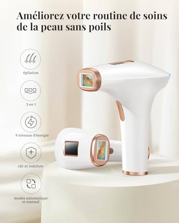 Découvrez notre analyse complète de l'épilateur Haarlosy IPL : performance, avantages et confort d'utilisation chez soi.