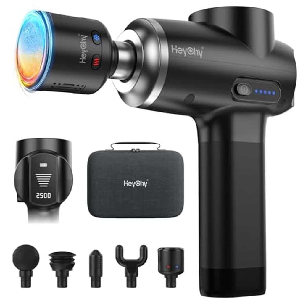 Test du masseur Heychy : chaleur et froid pour muscles endoloris