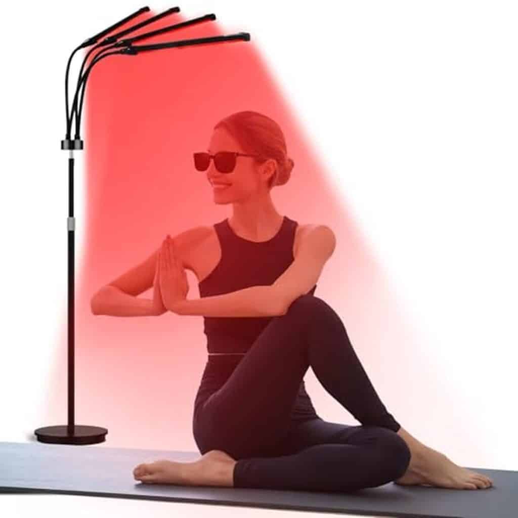 Test Relhafethy lampe 4 têtes, lumière infrarouge et minuterie ajustable