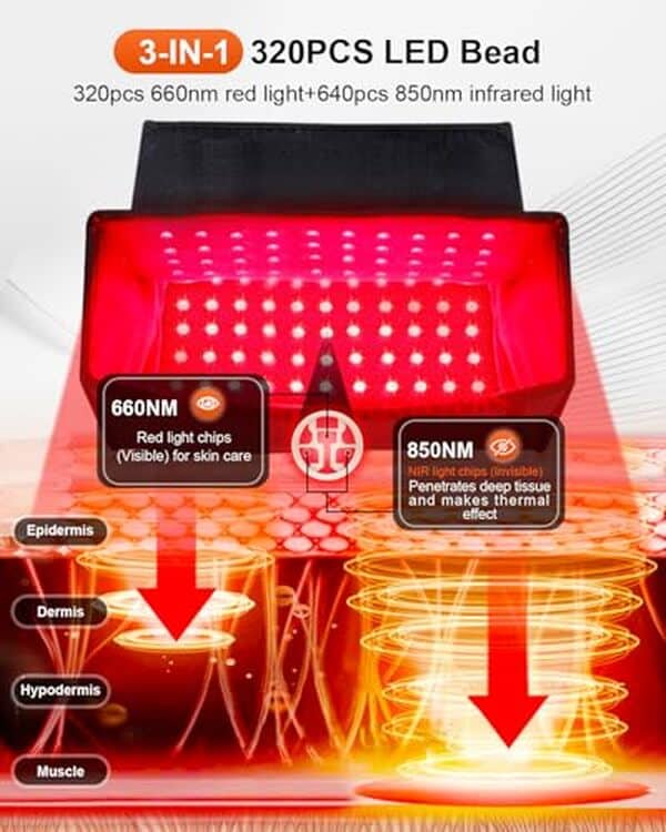 Explorez les bienfaits de la thérapie par lumière rouge 48 W pour améliorer la santé de vos pieds et soulager les douleurs. Profitez d'une technique innovante pour un bien-être optimal.