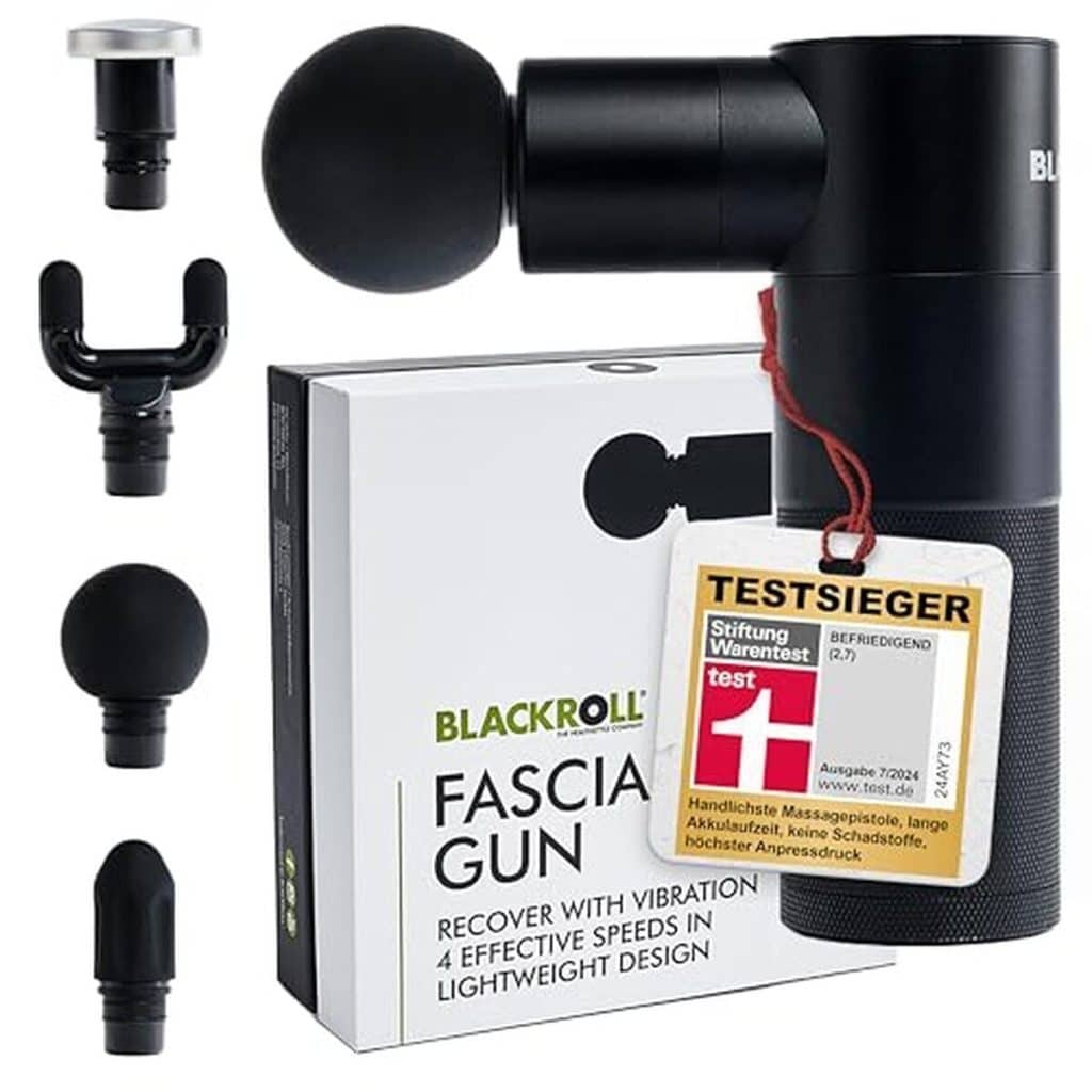 Test du pistolet de massage Blackroll Fascia Gun : efficacité et polyvalence
