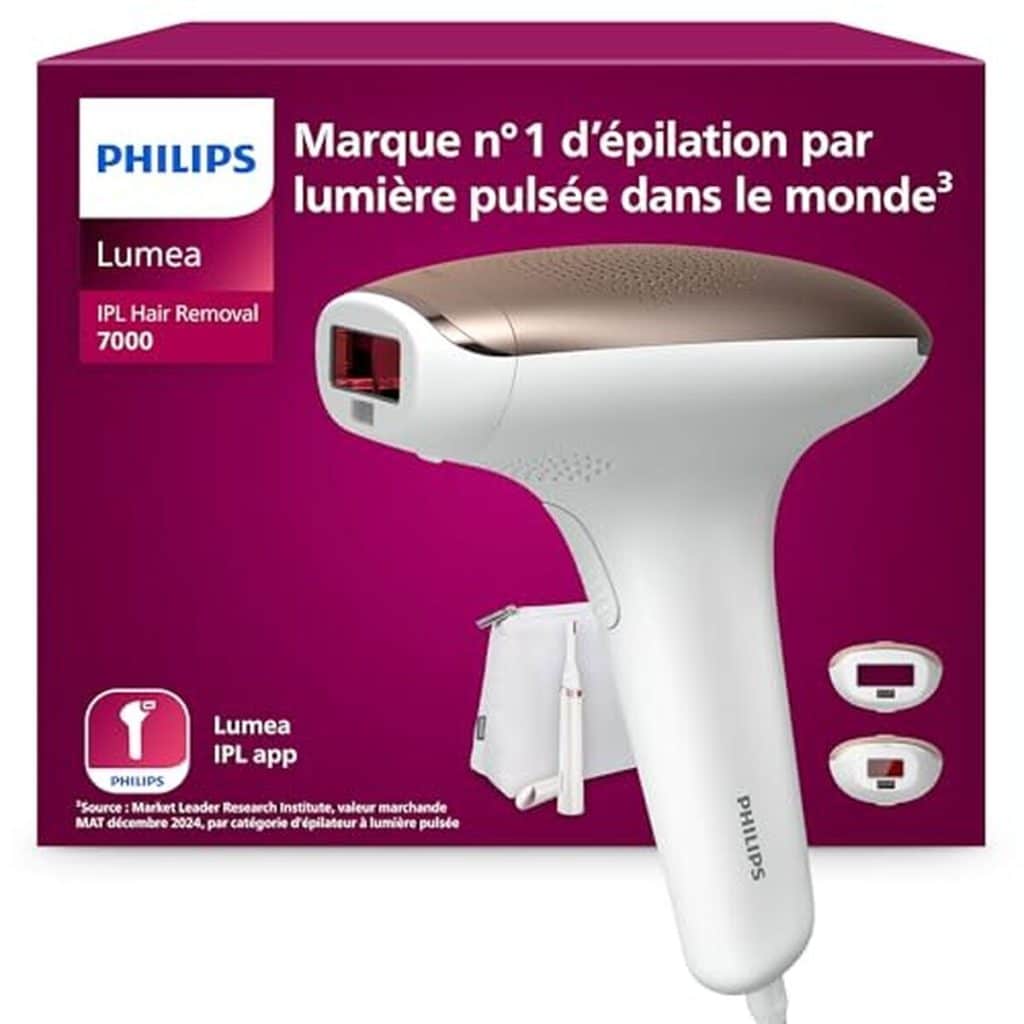 Test : épilateur à lumière pulsée Philips Lumea série 7000, modèle BRI921/00