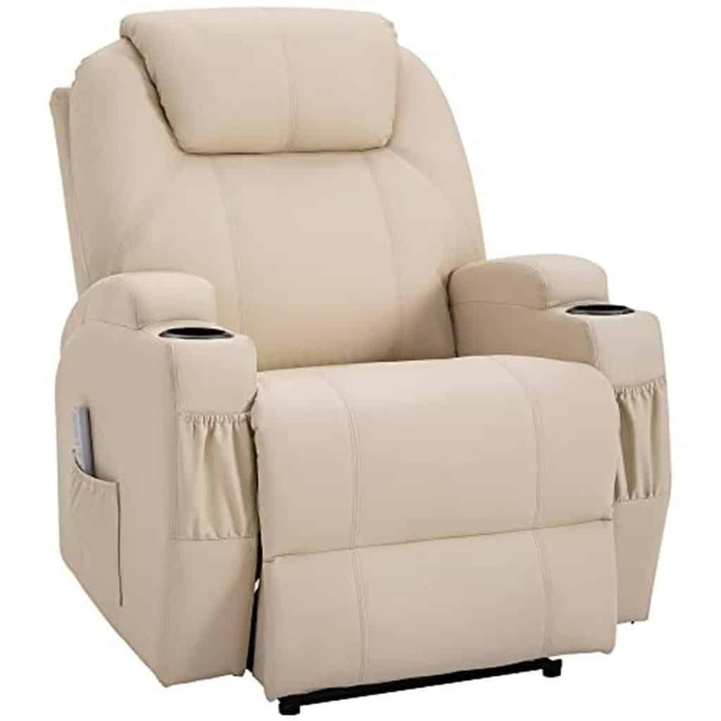 Test fauteuil de massage inclinable HOMCOM