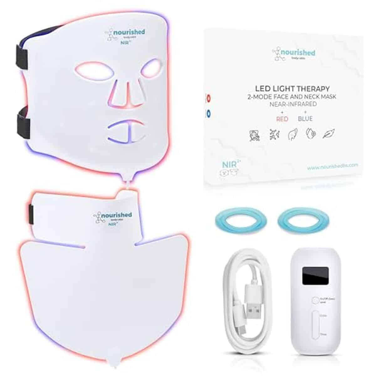 Test du masque LED visage et cou Nourished Bodynskin : un soin anti-âge révolutionnaire