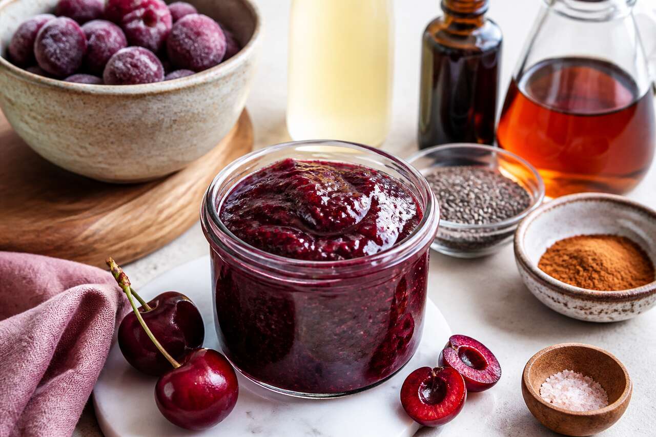 Recette de confiture de cerise healthy
