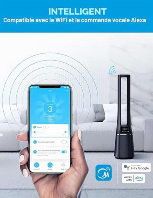 Découvrez notre test complet du ventilateur tour Midea MFP-120i : performances, silence, connectivité et prix. Avis détaillé pour bien choisir votre ventilateur. 