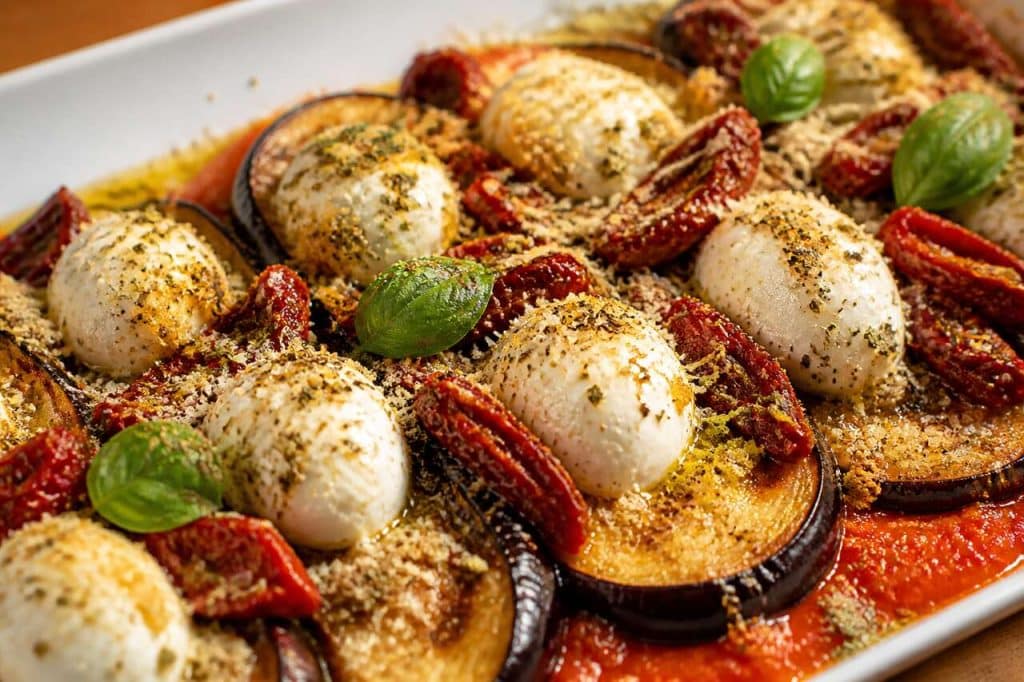 Recette d'aubergine tomate mozzarella facile et gourmande