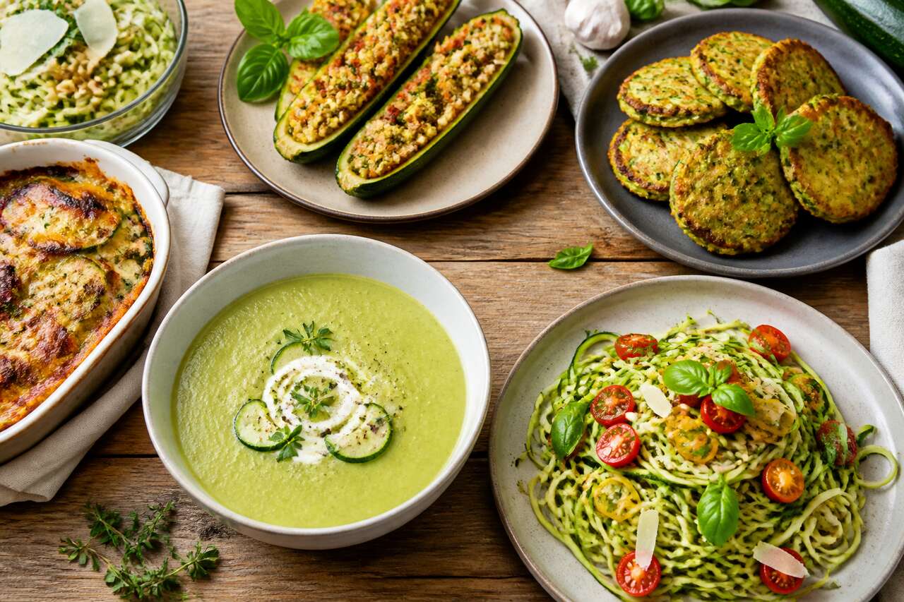 7 idées de recettes de courgette saines et gourmandes