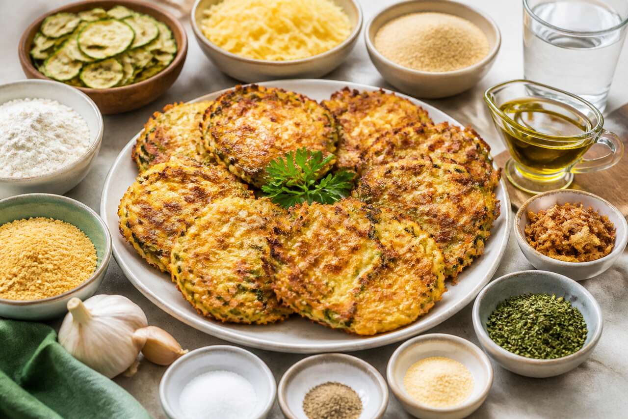 Recette facile de galette de courgette au fromage