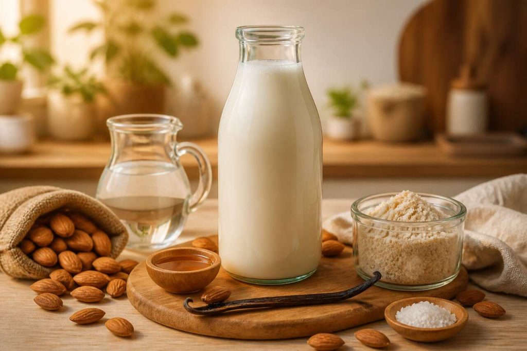 Recette de lait d'amande maison healthy