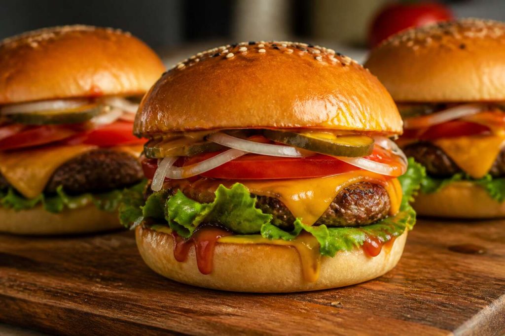 Recette de burger maison au four