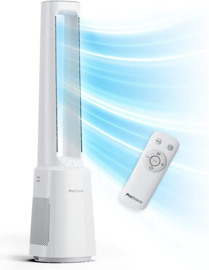 Test du ventilateur colonne Pro Breeze OmniAir : purification et efficacité silencieuse