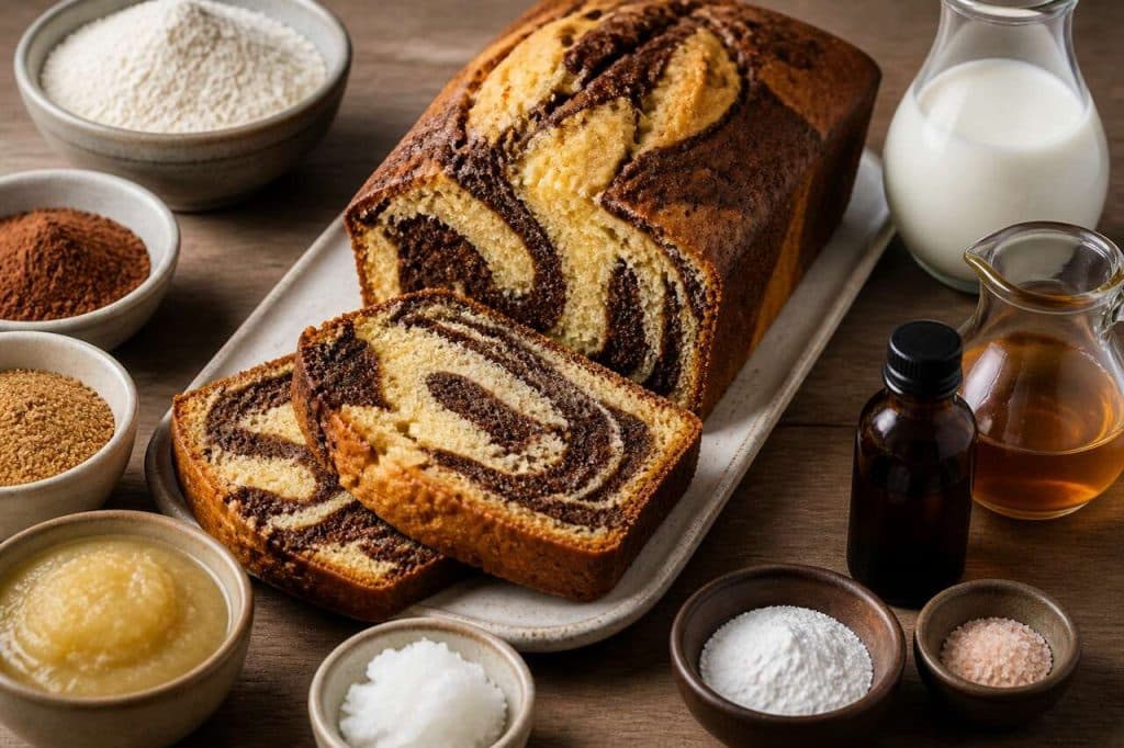 Recette du cake marbré façon Savane healthy