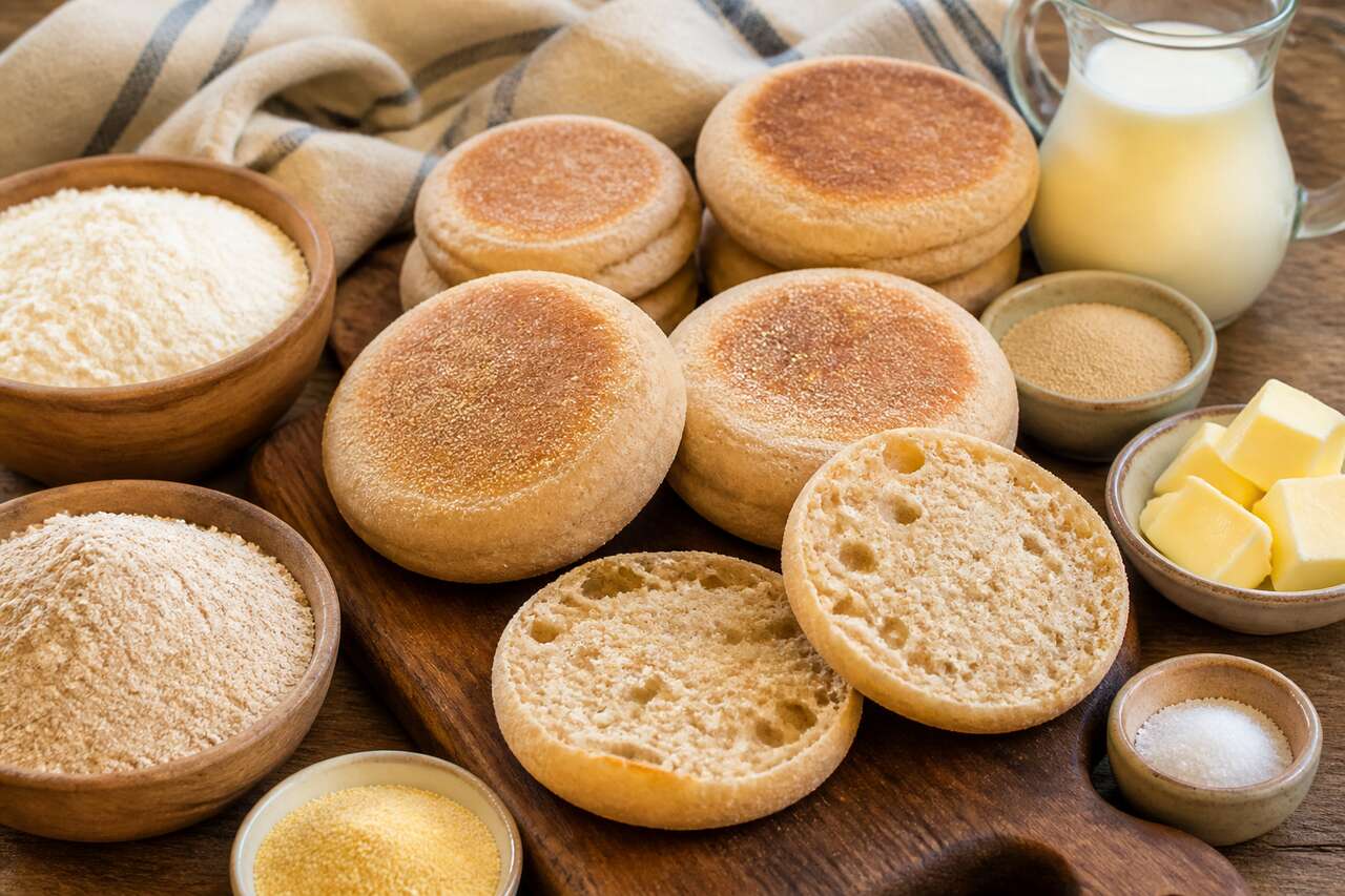 Recette de muffin anglais au blé complet maison
