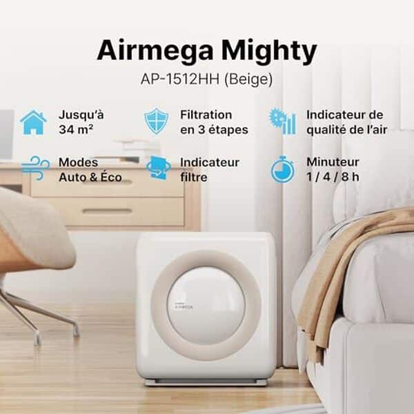 Découvrez notre test détaillé du purificateur Coway Mighty AP-1512HH : performances, efficacité de filtration et mode éco pour un air pur à la maison. 