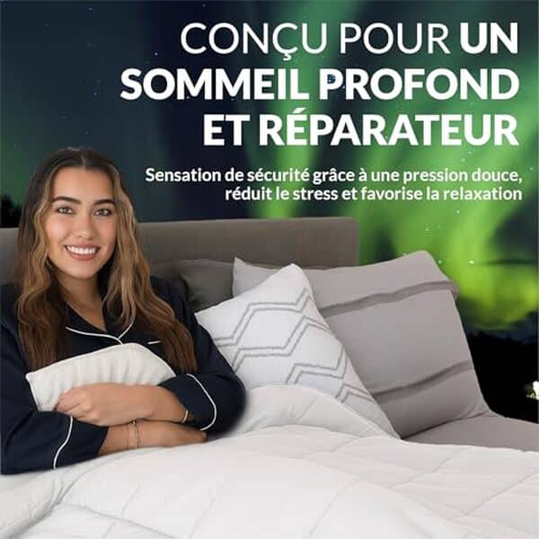 Découvrez notre test détaillé de la couverture lestée Polar Night 9 kg : efficacité, confort et bénéfices pour un sommeil profond et réparateur. 