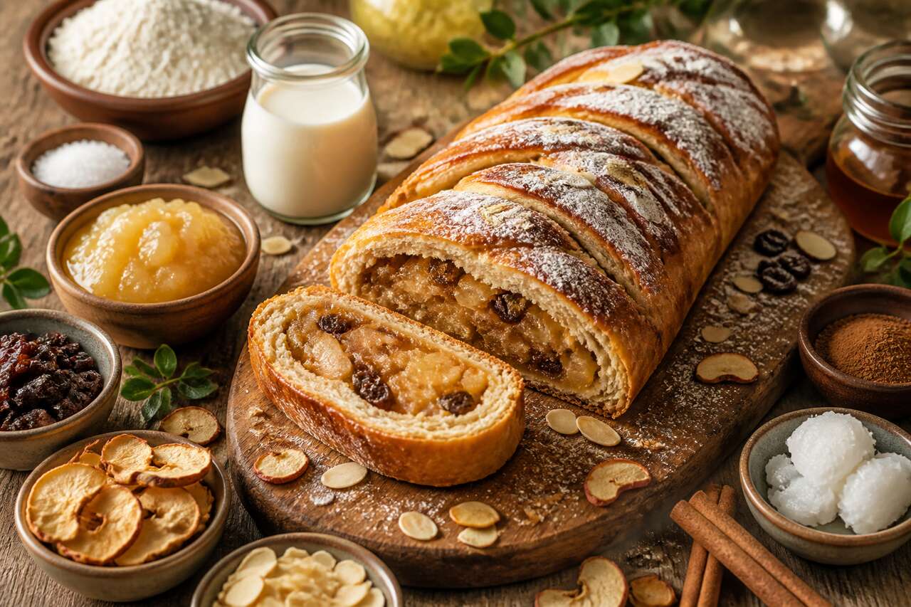 Recette de strudel brioché healthy