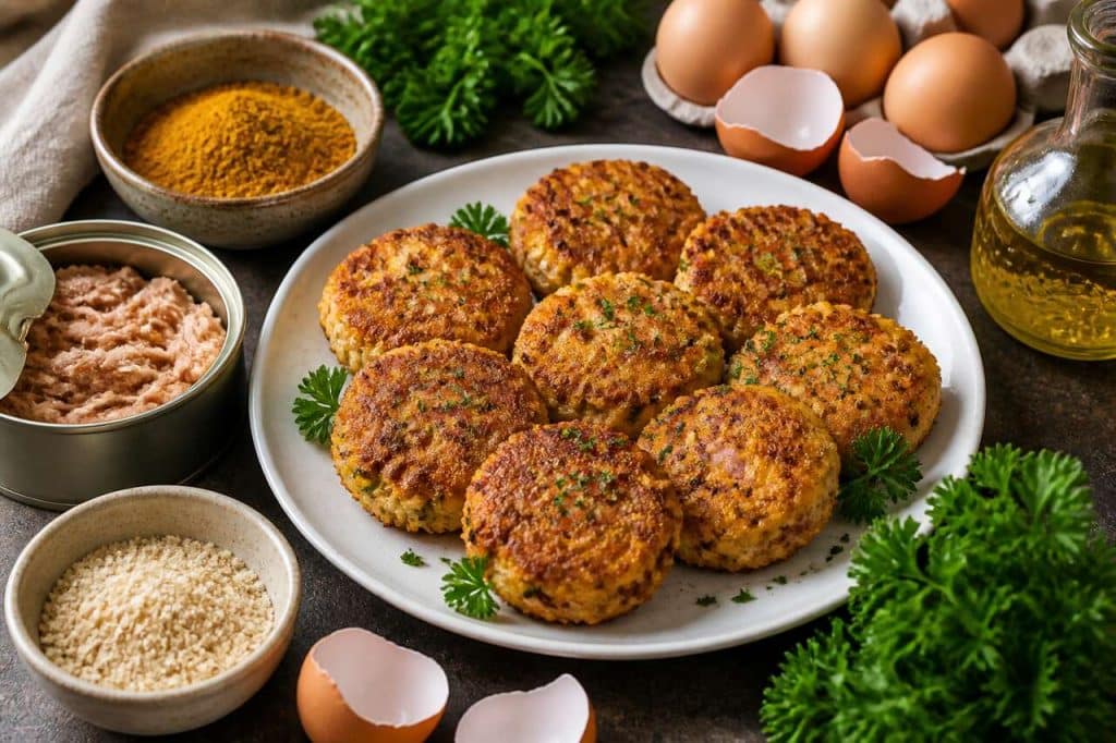 Recette facile de galettes de thon au curry