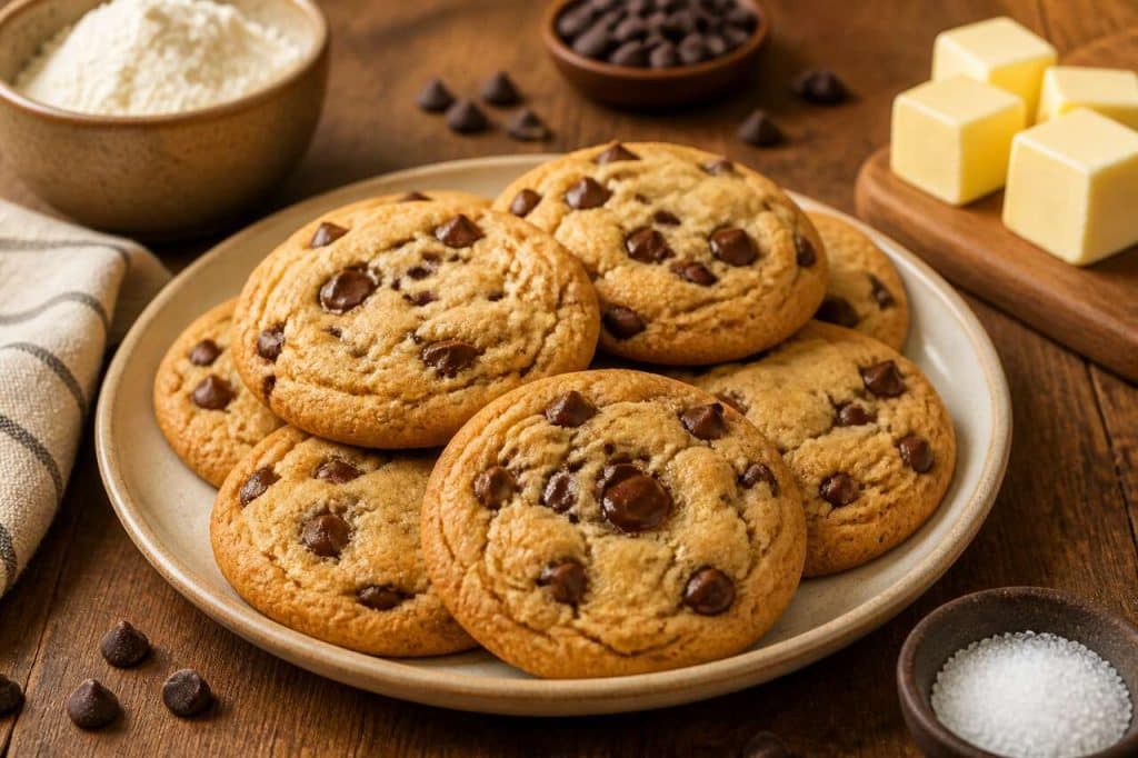 Recette de biscuits moelleux aux pépites de chocolat