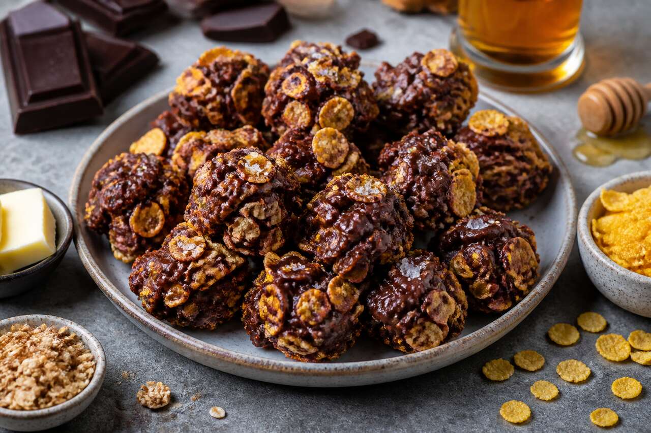 Recette de roses des sables en granola