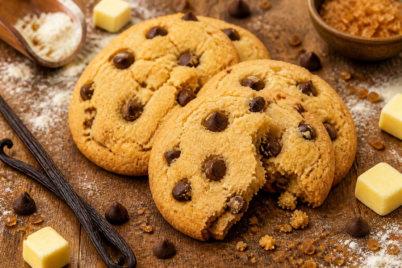 Recette de biscuits sablés aux pépites de chocolat