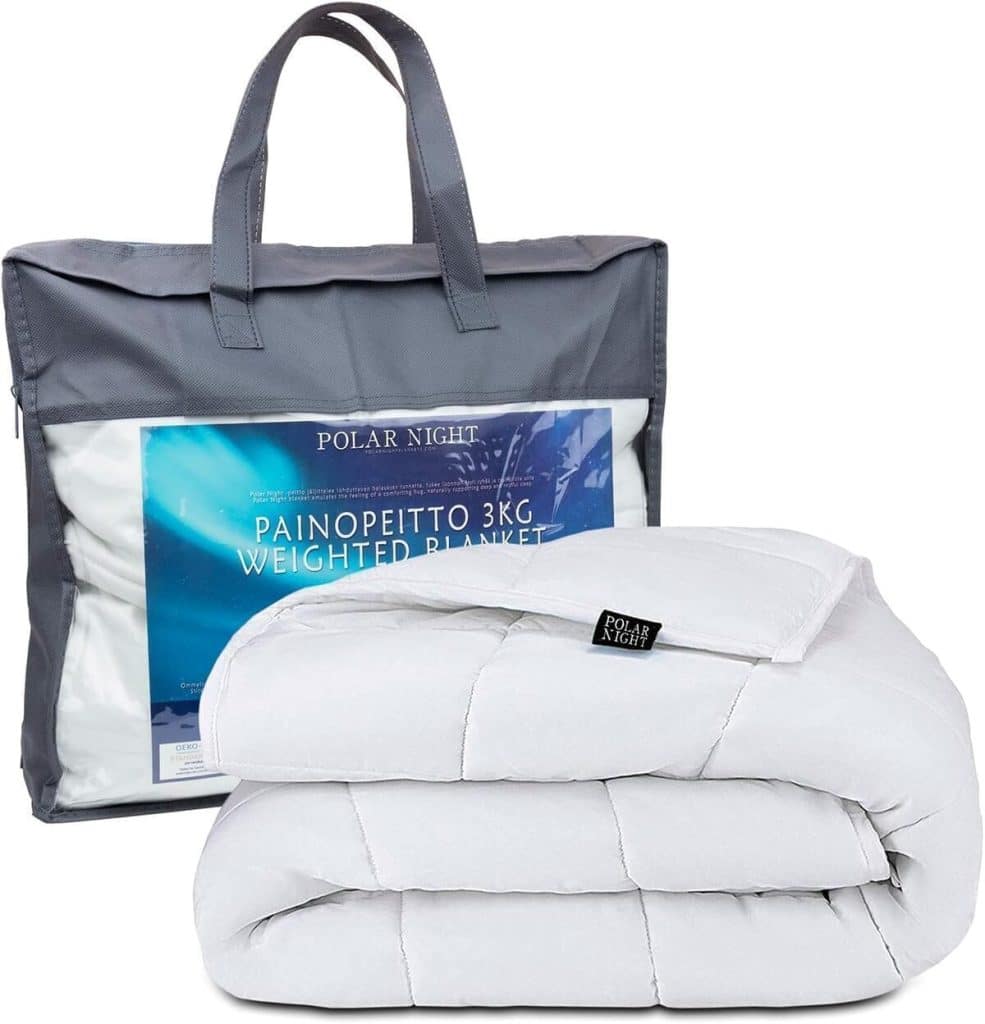 Test : couverture lestée Polar Night 9 kg pour un sommeil profond