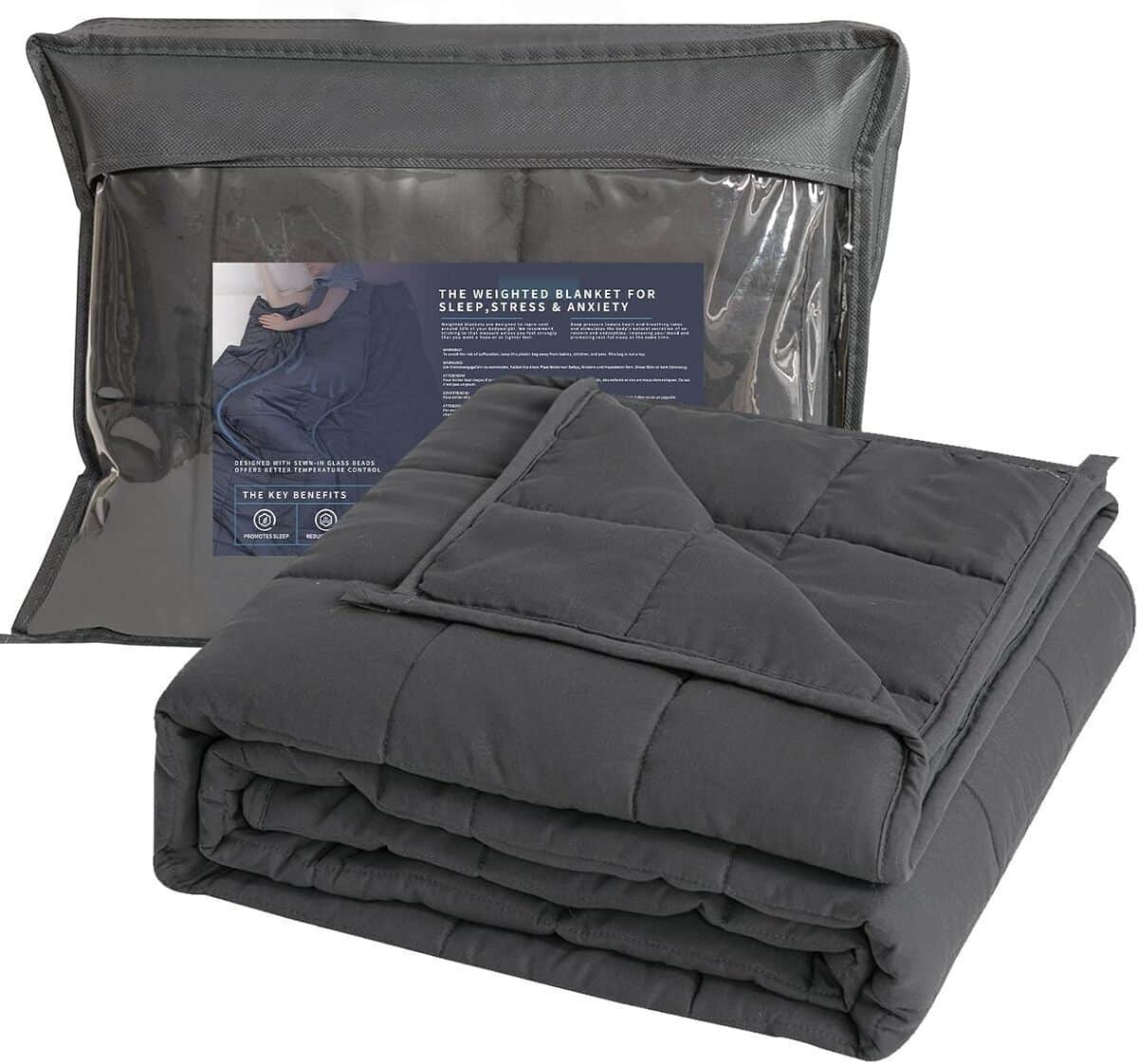 Test : couverture pondérée Good Nite 8 kg gris