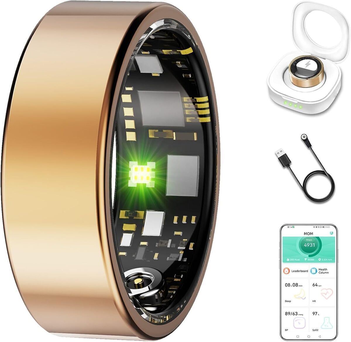 Test de la bague intelligente Sierde : santé et bien-être au poignet