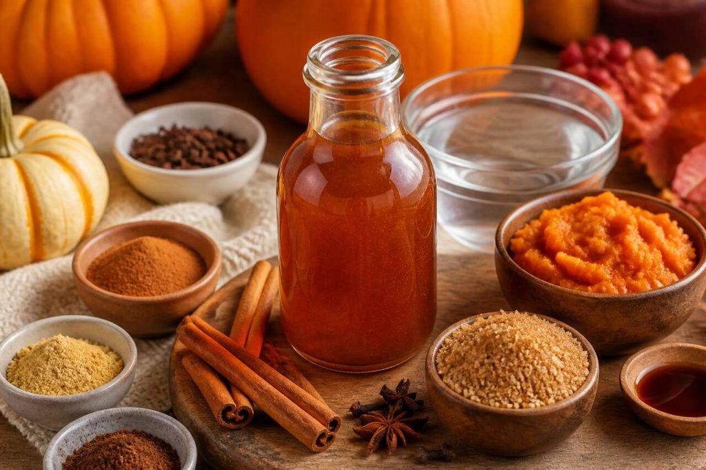 Recette de sirop à la citrouille et aux épices fait maison