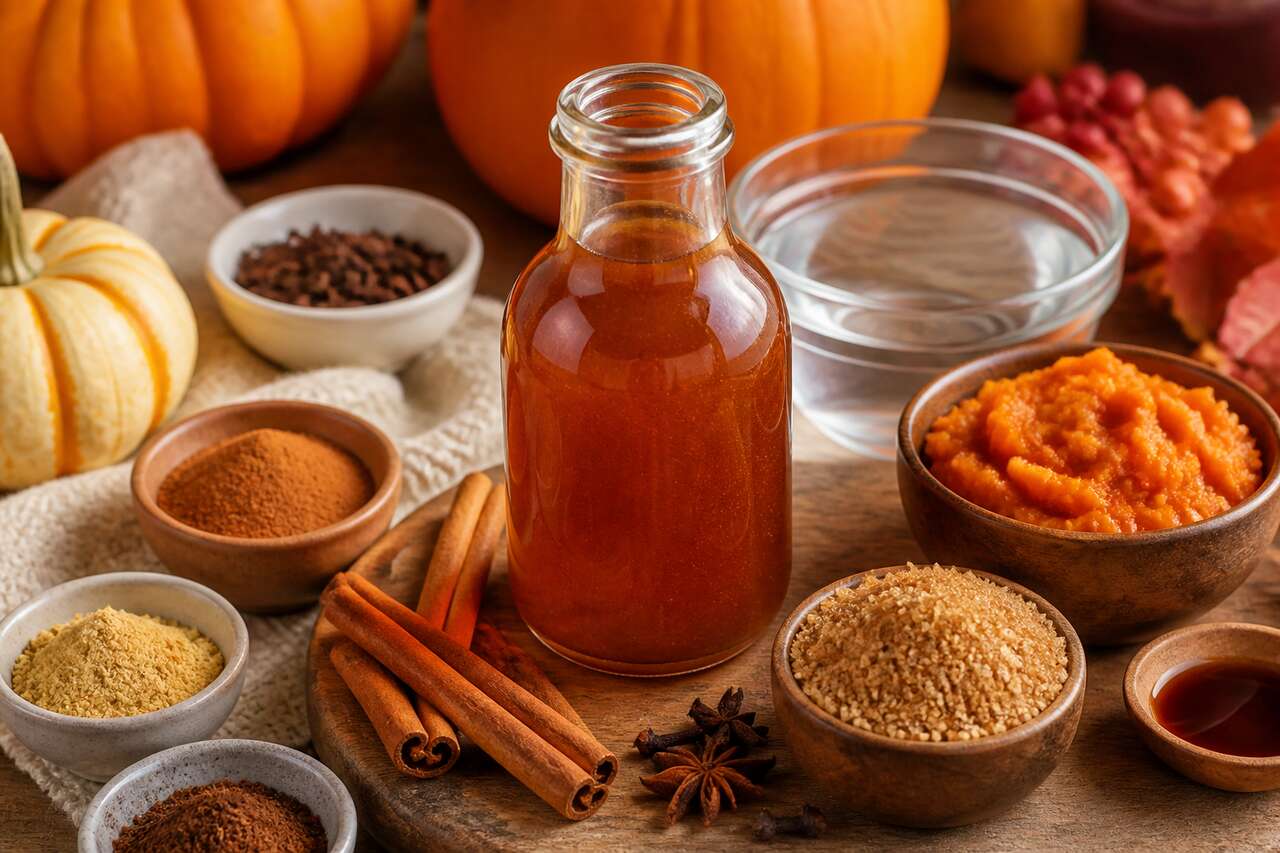 Recette de sirop à la citrouille et aux épices fait maison