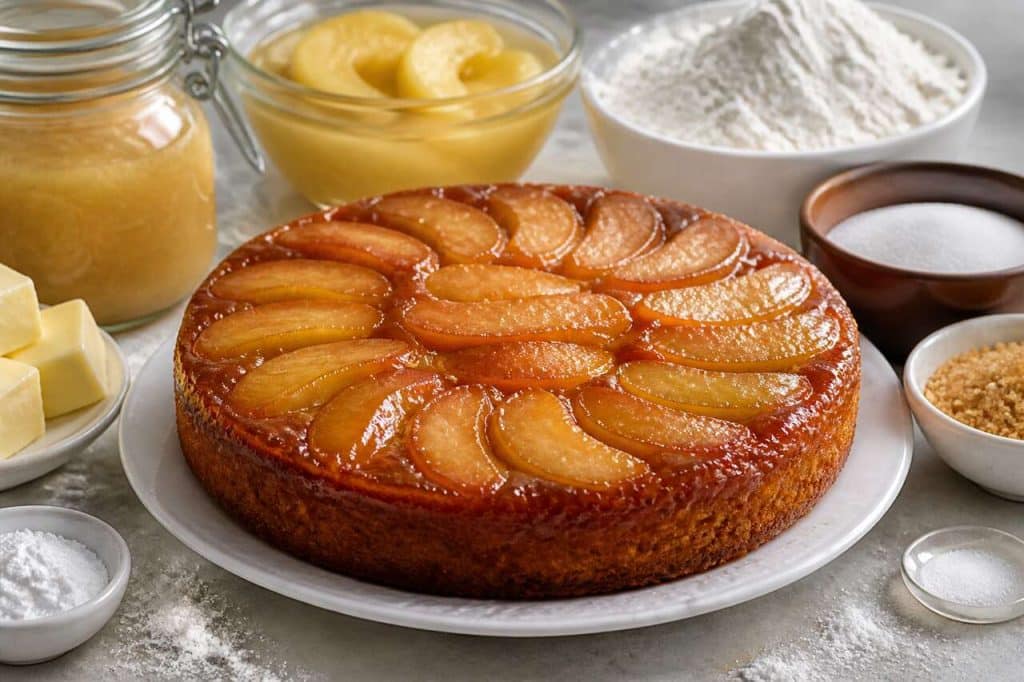 Recette du gâteau renversé aux pommes ultra moelleux