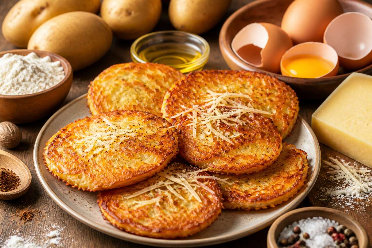 Recette de galette de pomme de terre au fromage