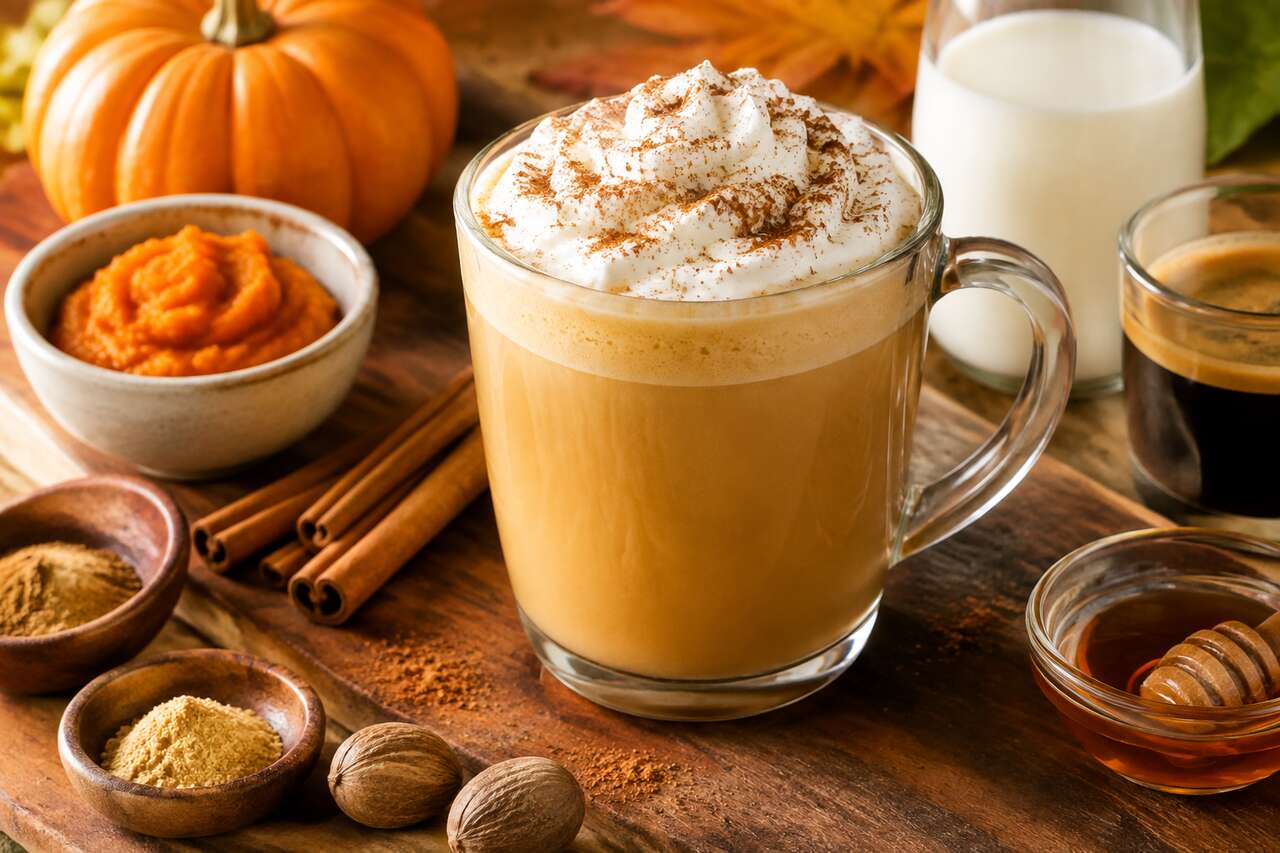 Recette de pumpkin spice latte maison healthy et facile