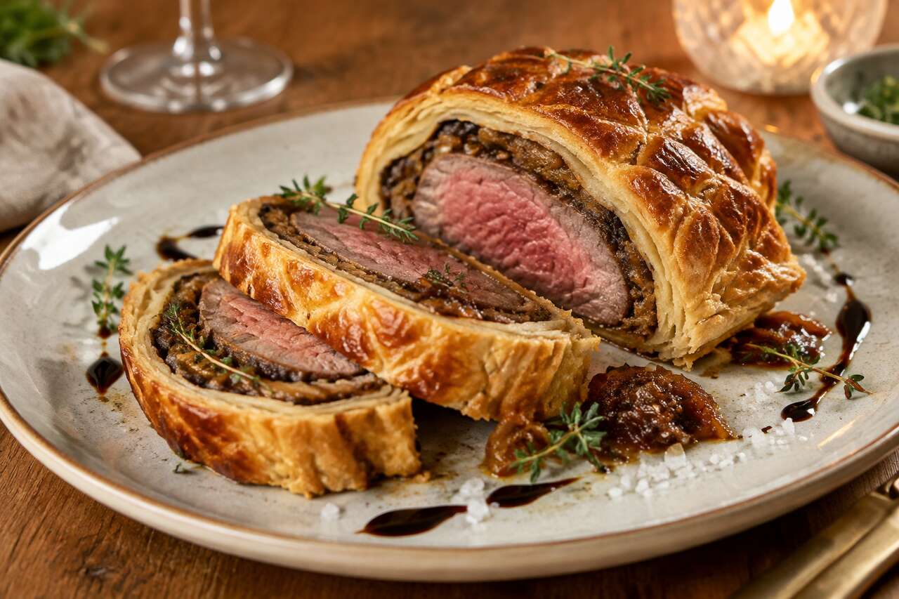 Recette de magret de canard en croûte et confit d'oignon