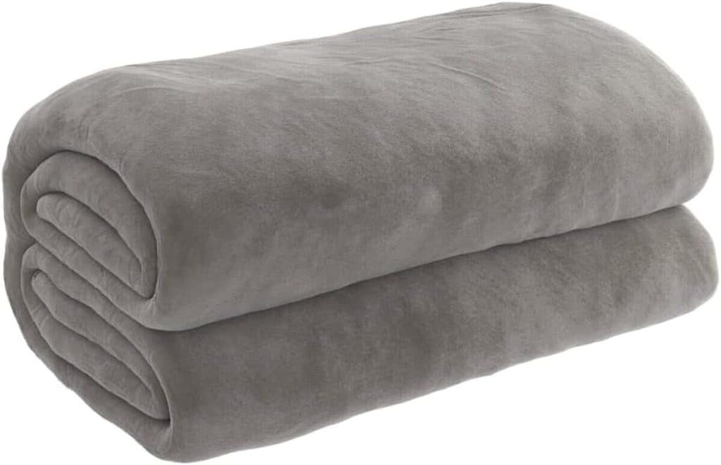 Test de la couverture lestée 9 kg grise