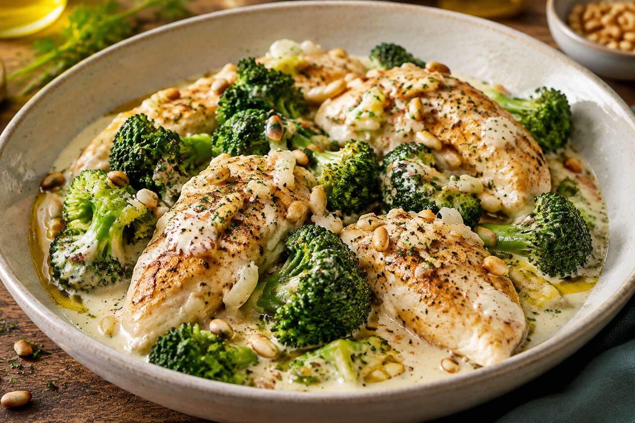 Recette de poulet à la crème et brocolis : un plat sain et savoureux
