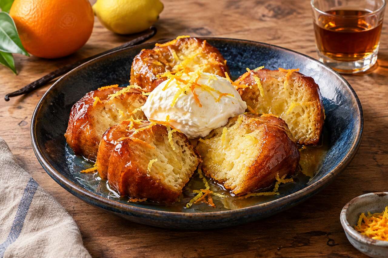 Recette du baba au rhum avec un sirop healthy