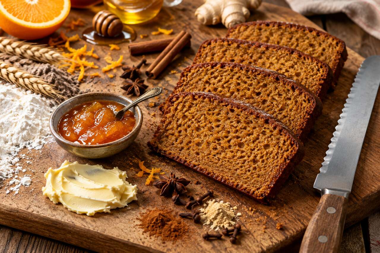 Recette du pain d'épices moelleux traditionnel