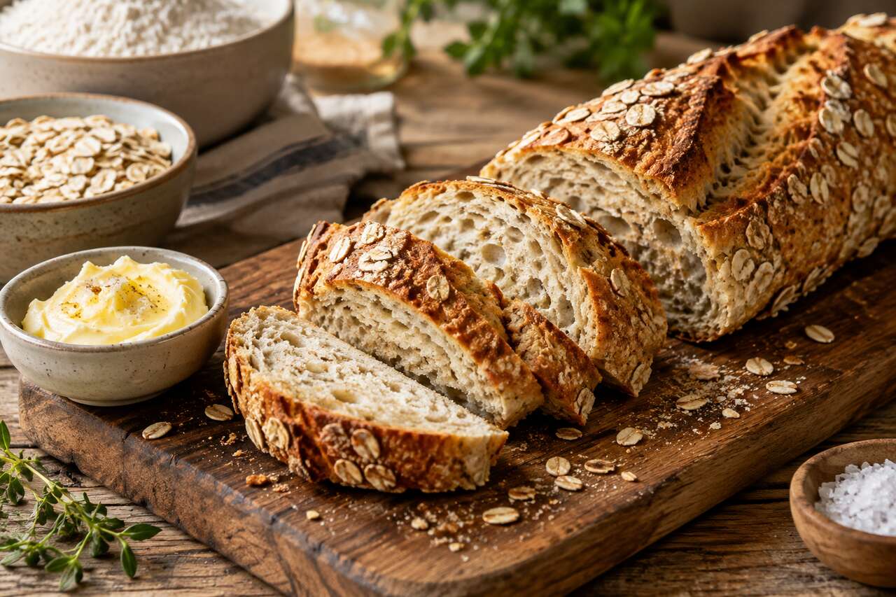 Recette de baguette à l'avoine maison : croustillante et healthy