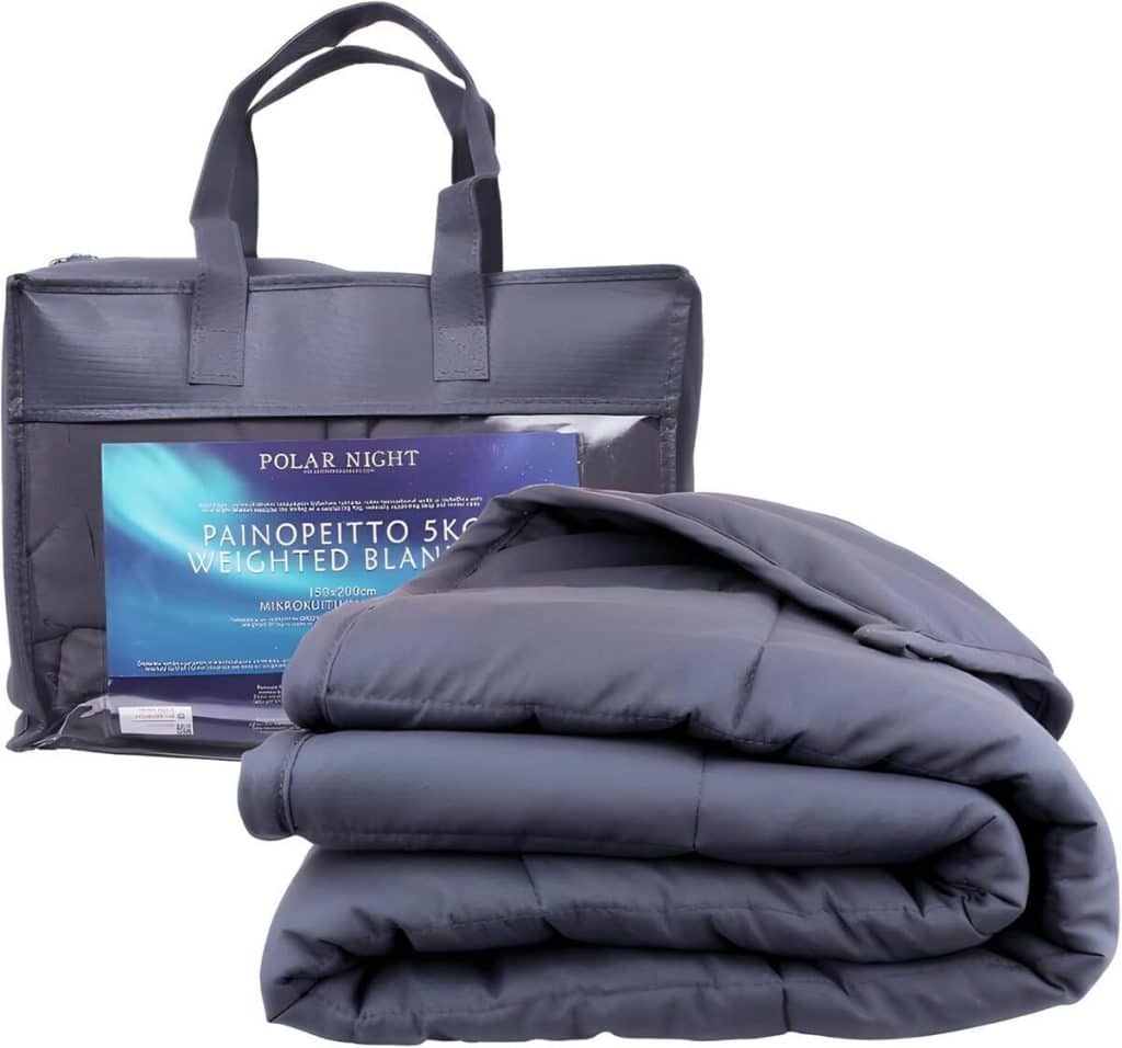 Test : couverture lestée Polar Night 13kg - confort et douceur