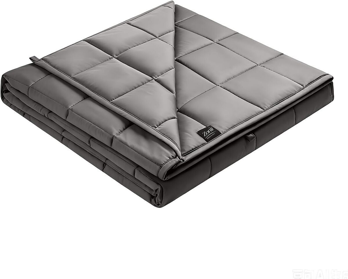 Test couverture lestée ZonLi rafraîchissante 9, 1 kg en bambou