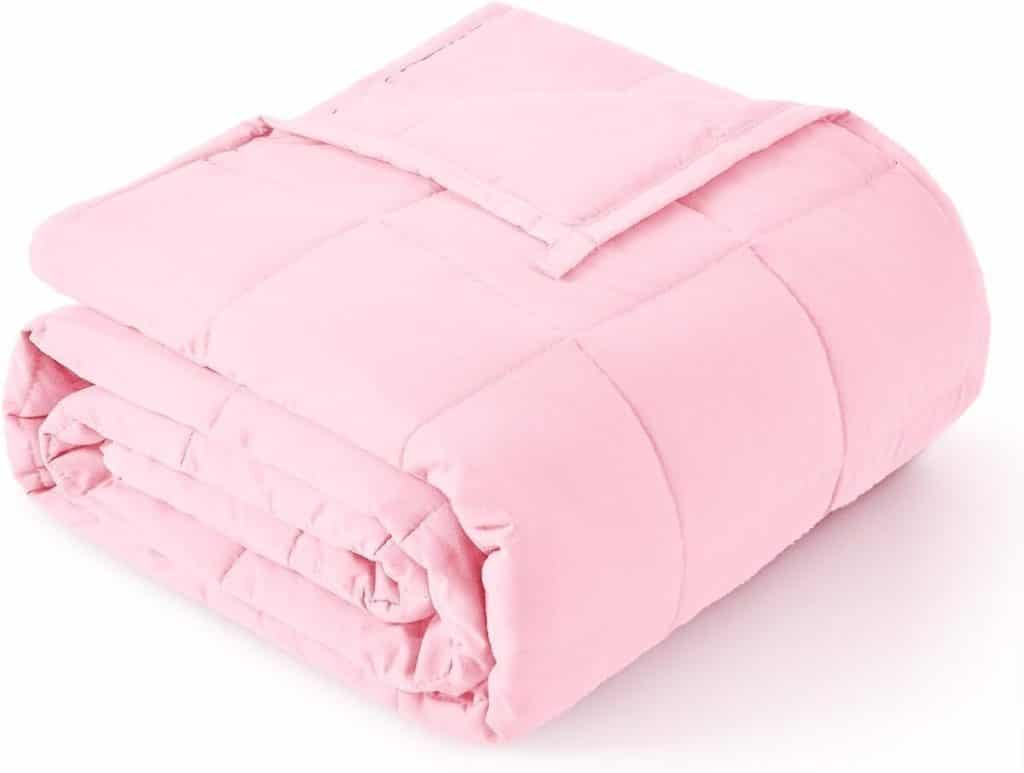 Test de la couverture lestée 9 kg Topblan : confort et fraîcheur