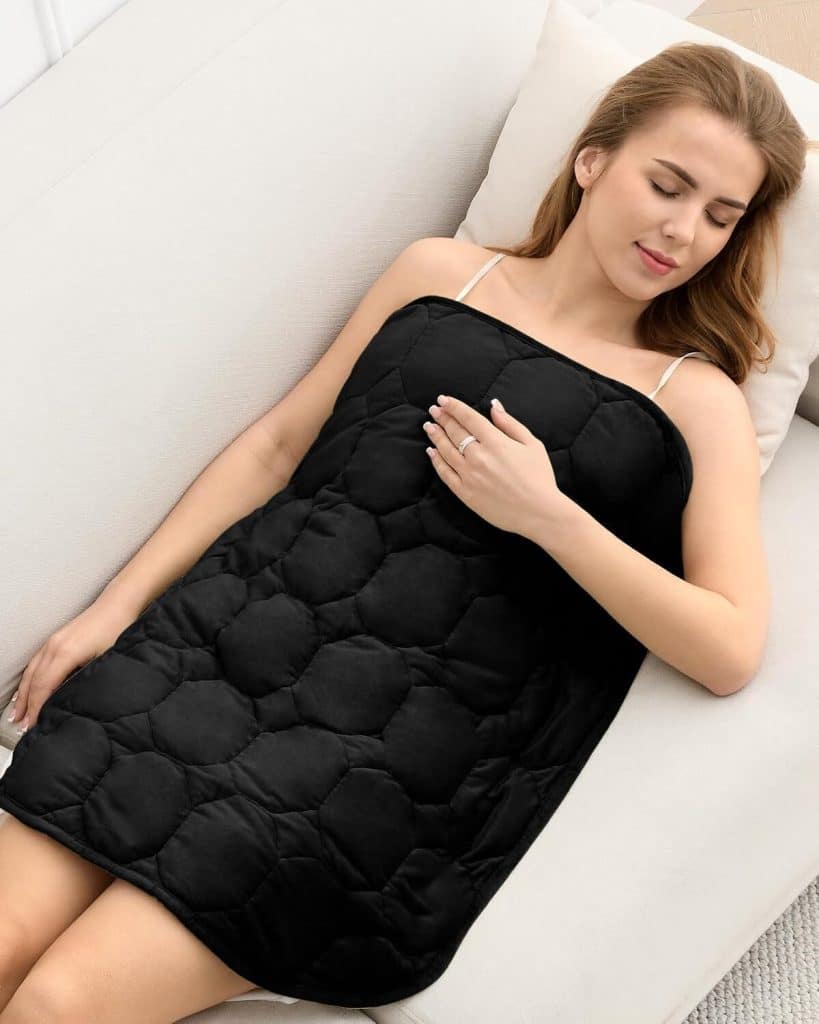 Test de la couverture lestée Cottonblue 7kg : sommeil et calme en voyage